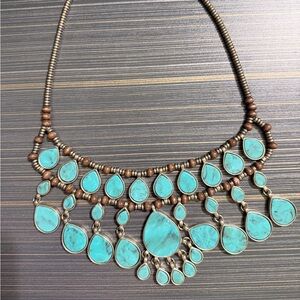 Turquoise Statement Necklace